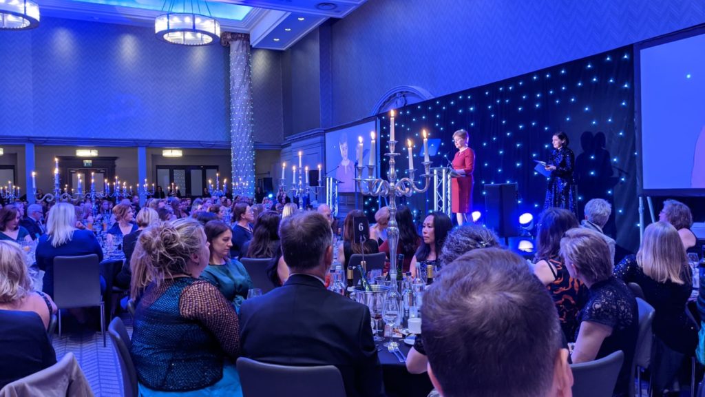 First Minister Nicola Sturgeon at WES awards 2022